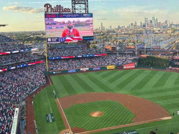 Citizens Bank Park, section: 418, row: 11, seat: 5