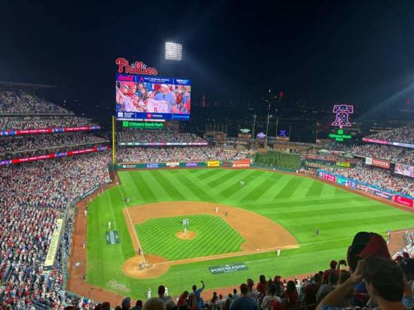 Citizens Bank Park, section: 418, row: 11, seat: 5