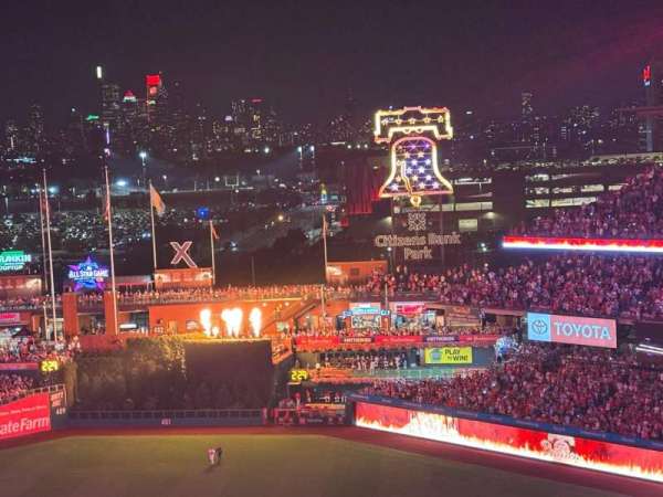 Citizens Bank Park, section: 418, row: 11, seat: 5