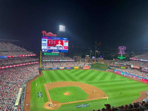 Citizens Bank Park, section: 418, row: 11, seat: 5