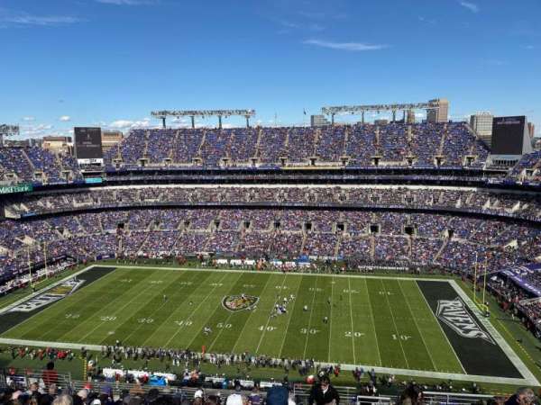 M&T Bank Stadium, section: 525, row: 17, seat: 4