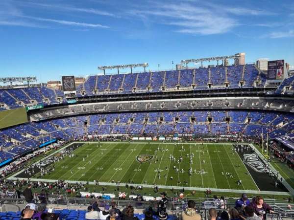 M&T Bank Stadium, section: 525, row: 17, seat: 4