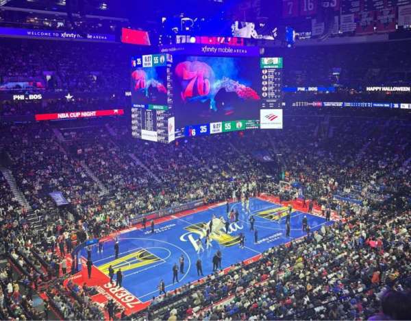 Xfinity Mobile Arena, section: 210A, row: 3, seat: 4