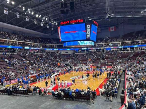 Giant Center, section: 115, row: P, seat: 3
