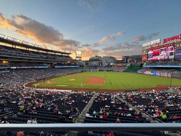Nationals Park, section: 220, row: A, seat: 7