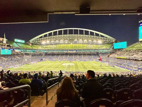 Lumen Field, section: 208, row: W, seat: 17