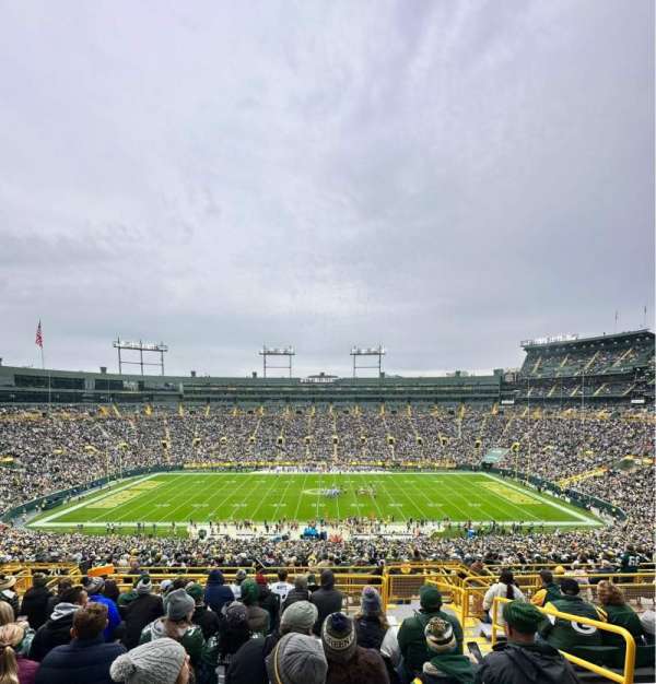 Lambeau Field, section: 326, row: 9, seat: 13