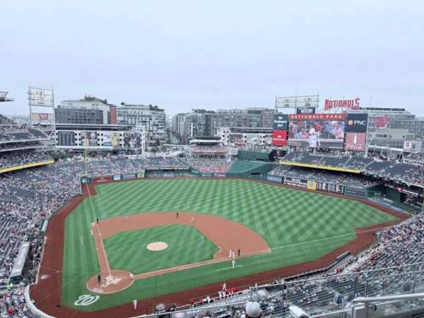 Nationals Park, section: 416, row: E, seat: 3