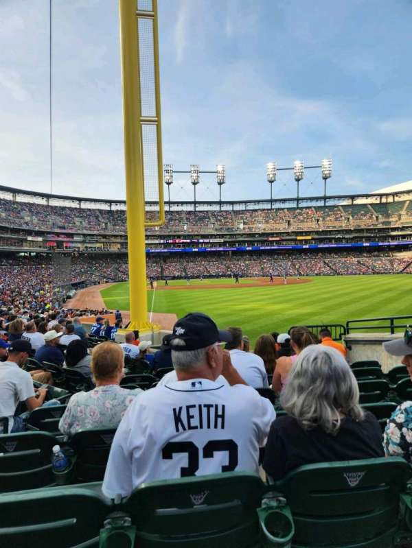 Comerica Park, section: 110, row: 29, seat: 5