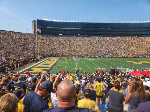 Michigan Stadium, section: 4, row: 29, seat: 11-12