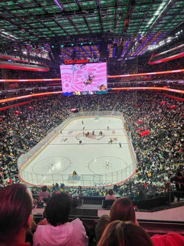 Little Caesars Arena, section: M2, row: 3, seat: 10-11