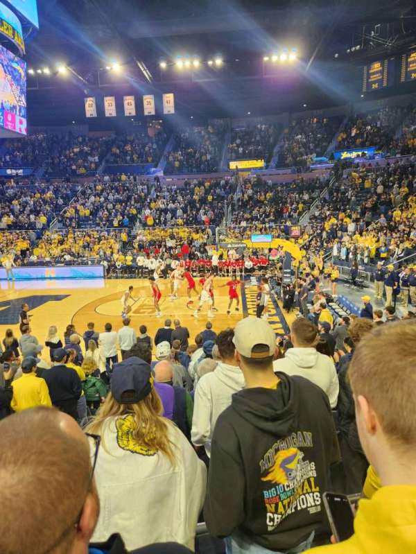Crisler Center, section: 101, row: 10, seat: 12-13