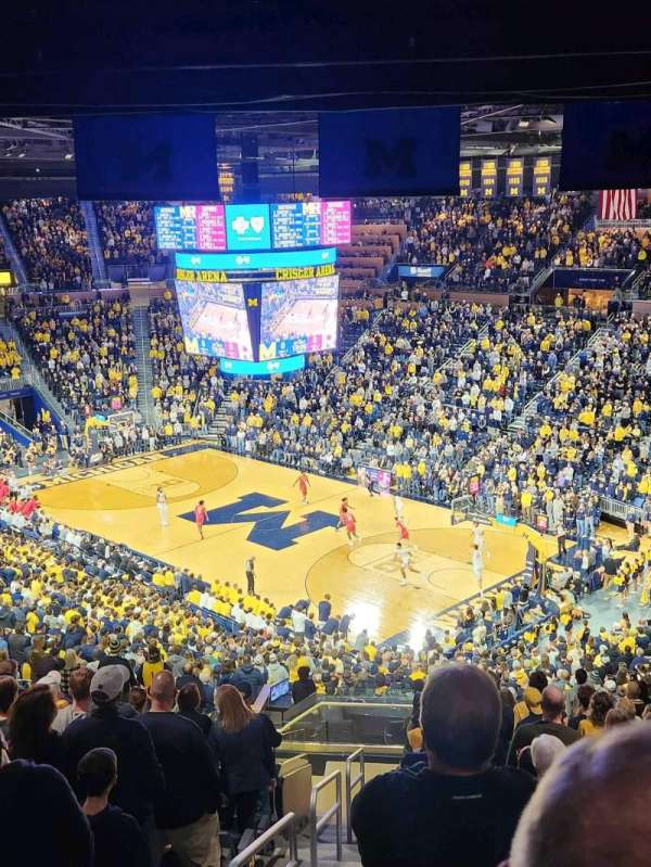 Crisler Center, section: 218, row: 36, seat: 13-14