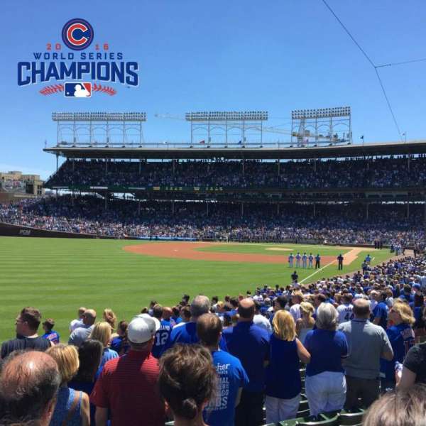 Wrigley Field, section: 102, row: 15, seat: 5