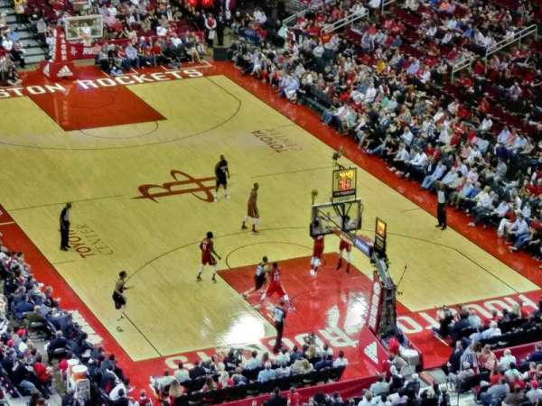 Toyota Center, section: 420, row: 13, seat: 17