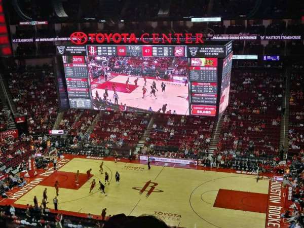 Toyota Center, section: 408, row: 5, seat: 8