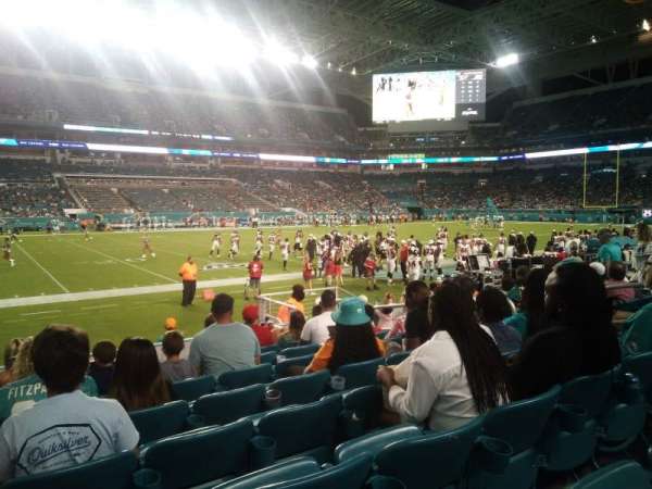 Hard Rock Stadium, section: 121, row: 8, seat: 10