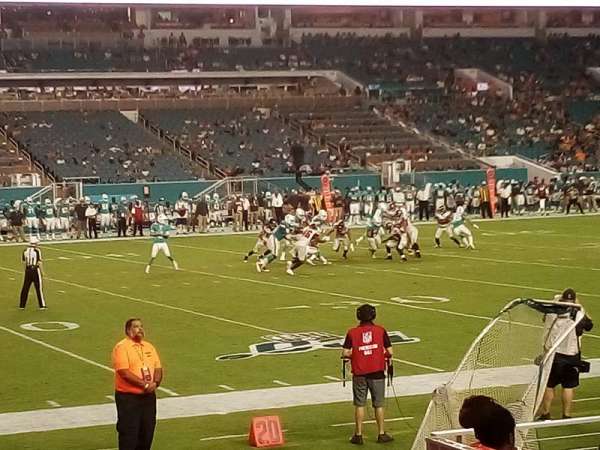 Hard Rock Stadium, section: 121, row: 8, seat: 10