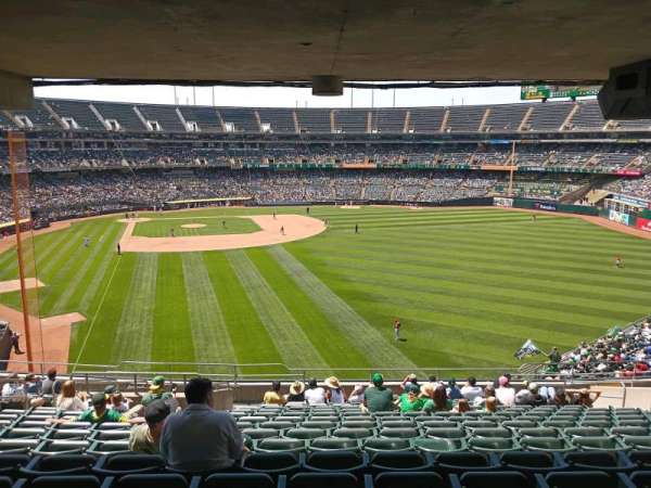 Oakland Coliseum, section: 200, row: 17, seat: 12
