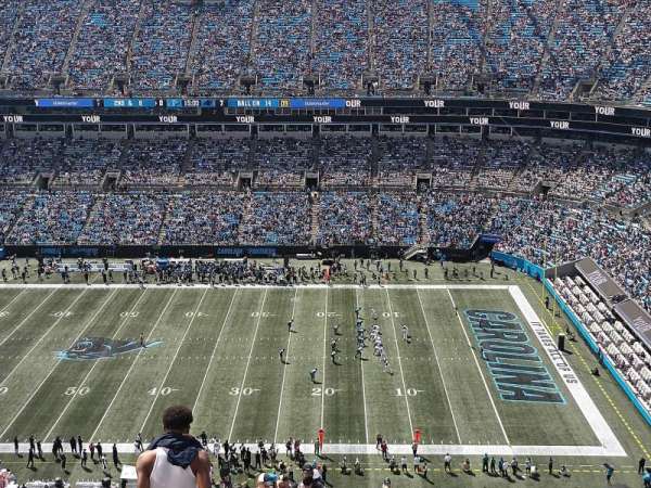 Bank of America Stadium, section: 512, row: 30, seat: 20
