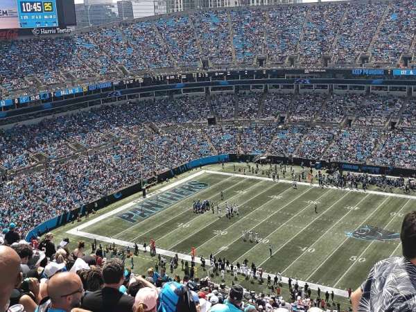 Bank of America Stadium, section: 512, row: 30, seat: 20