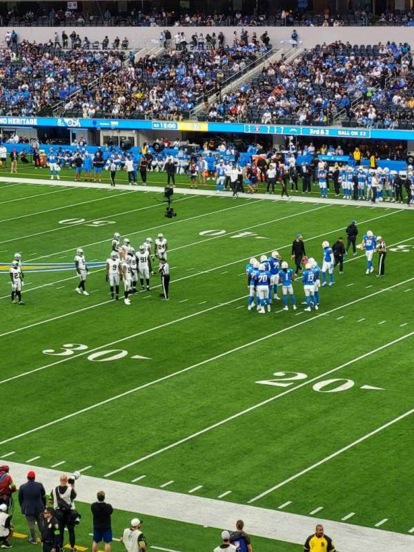 SoFi Stadium, section: 200, row: 5, seat: 7