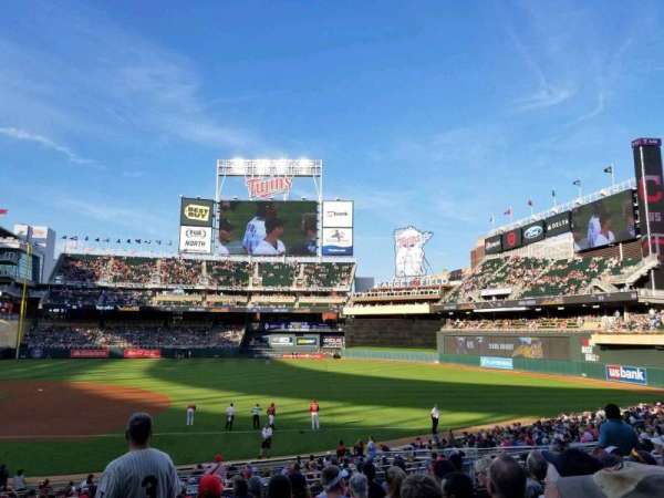 Target Field, section: 106, row: 11, seat: 14