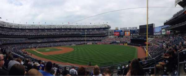 Yankee Stadium, section: 210, row: 8, seat: 4