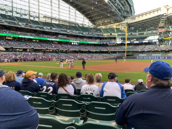 American Family Field, section: 111, row: 8, seat: 14