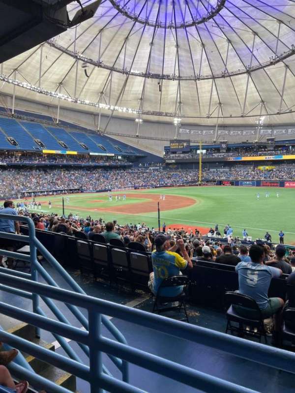 Tropicana Field, section: 130, row: QQ