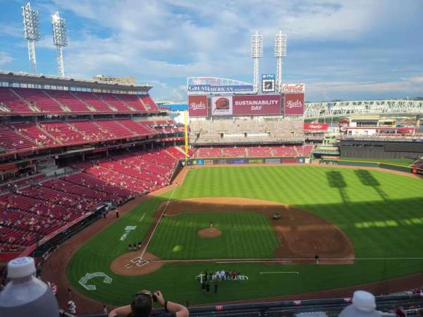 Great American Ball Park, section: 529, row: A, seat: 14