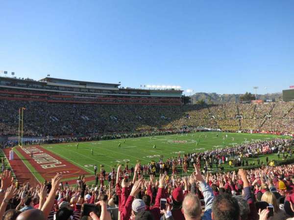 Rose Bowl, section: 1-H, row: 35, seat: 107
