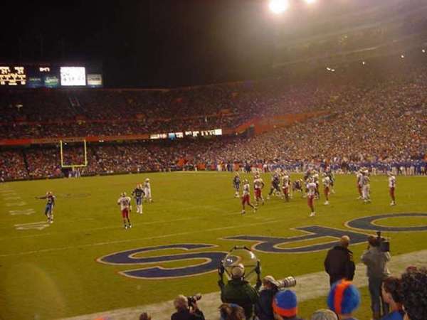 Ben Hill Griffin Stadium, section: F, row: 7, seat: 5