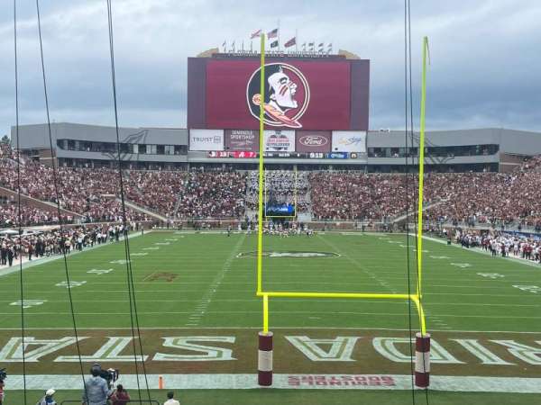 Bobby Bowden Field at Doak Campbell Stadium, section: 121, row: 1, seat: 21