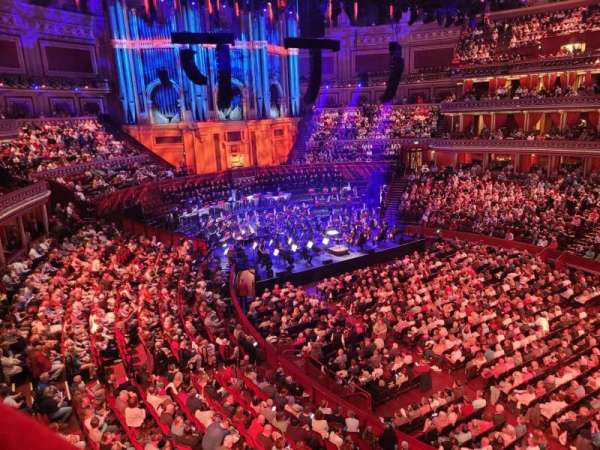 Royal Albert Hall, section: Second Tier 29, row: 1, seat: 1