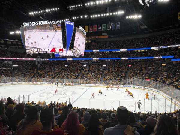Bridgestone Arena, section: 117, row: M, seat: 13