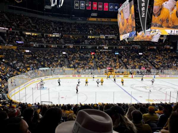 Bridgestone Arena, section: 104, row: L, seat: 10