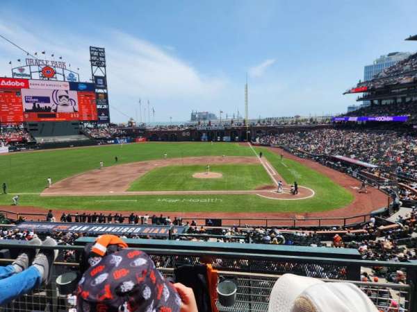 Oracle Park, section: 221, row: b, seat: 8