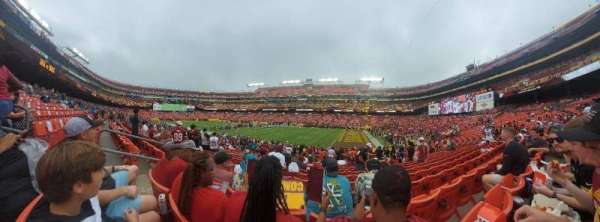 Northwest Stadium, section: 117, row: 18, seat: 19