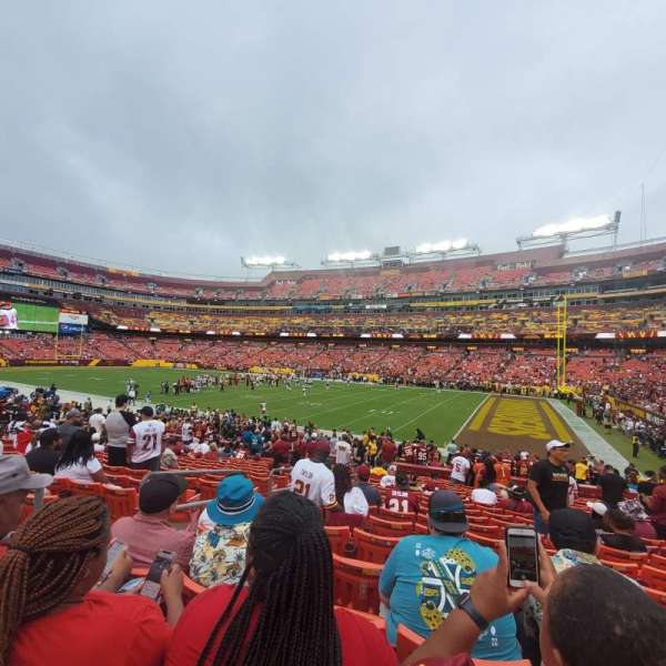 Northwest Stadium, section: 117, row: 18, seat: 19