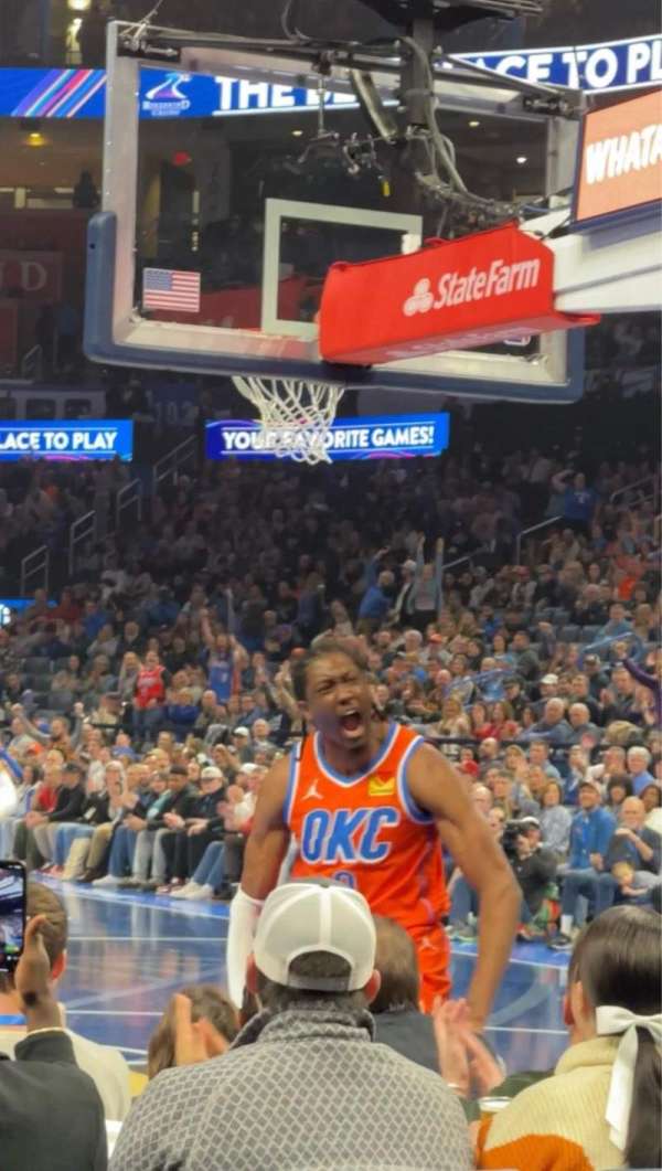 Paycom Center, section: 111, row: CC, seat: 4