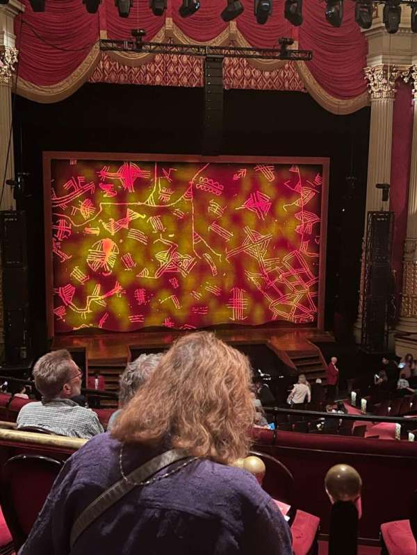 Academy of Music, section: Balcony F, row: B, seat: 1