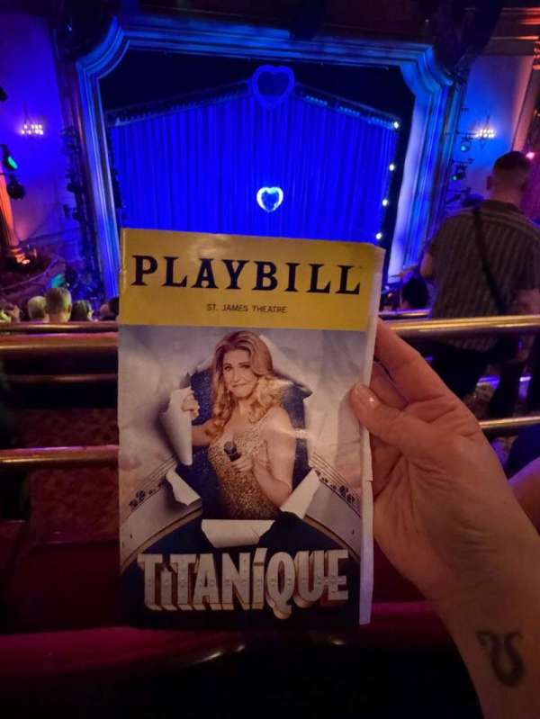 St. James Theatre, section: Mezzanine L, row: K, seat: 11