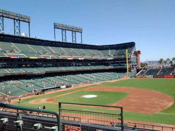 Oracle Park, section: 205, row: C, seat: 16