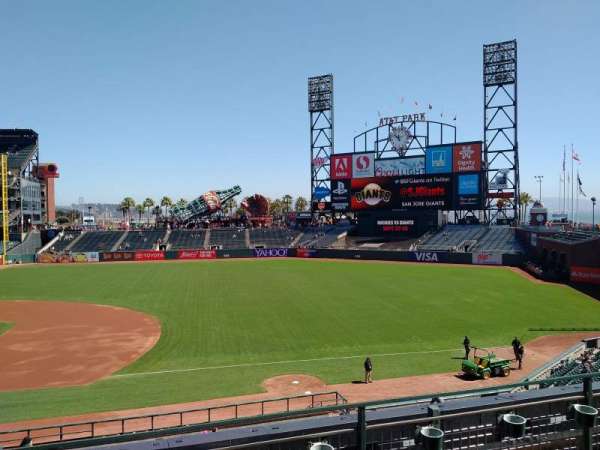 Oracle Park, section: 205, row: C, seat: 16