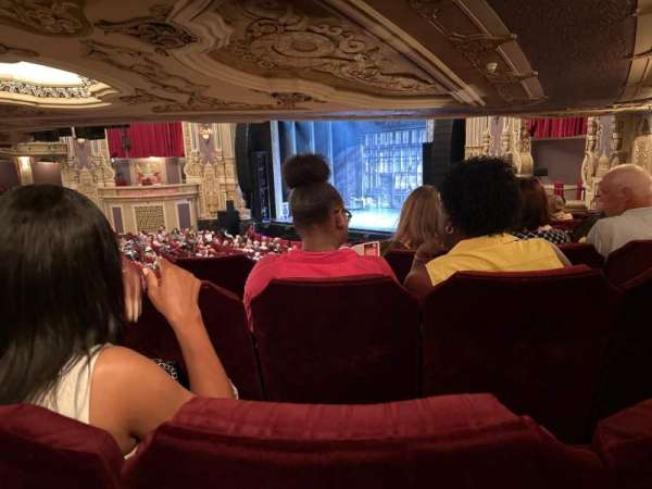 James M. Nederlander Theatre, section: Dress Circle R, row: KK, seat: 10