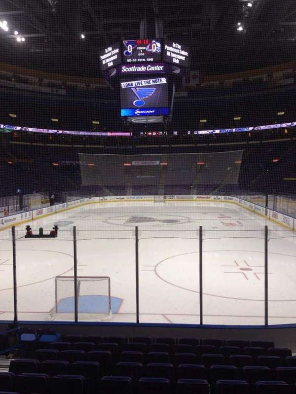 Enterprise Center, section: 122, row: L, seat: 7