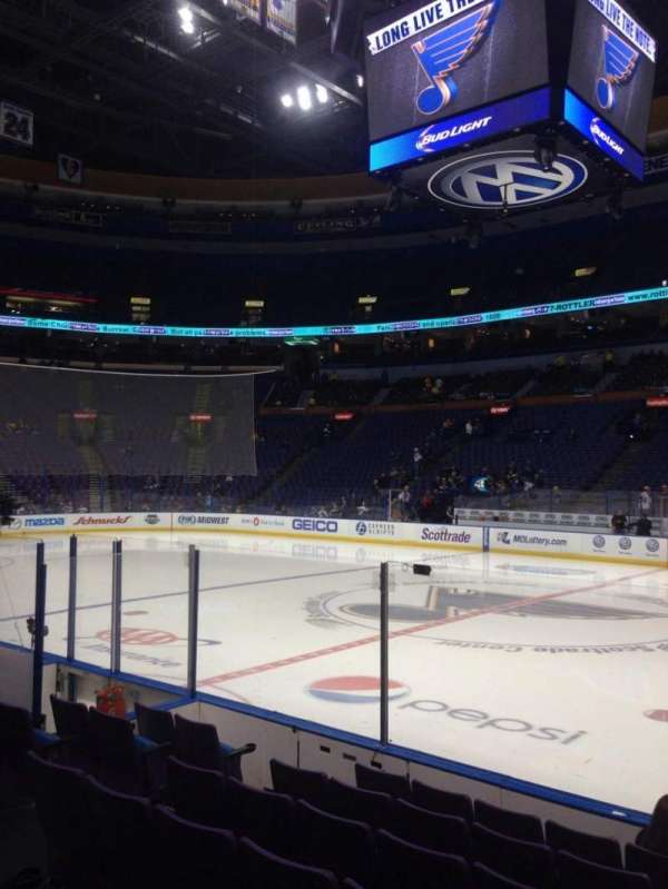 Enterprise Center, section: 115, row: G, seat: 13
