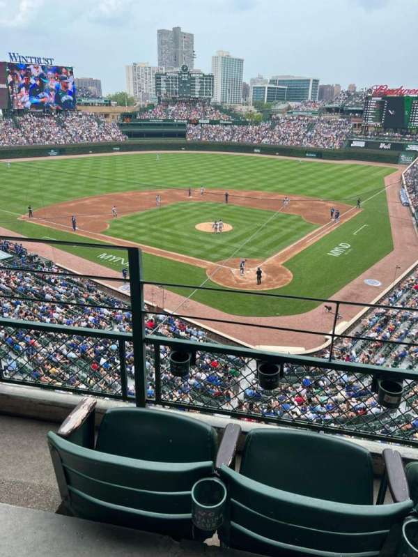 Wrigley Field, section: 316L, row: 3, seat: 2