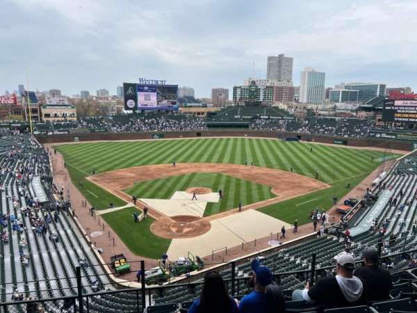 Wrigley Field, section: 319R, row: 6, seat: 1
